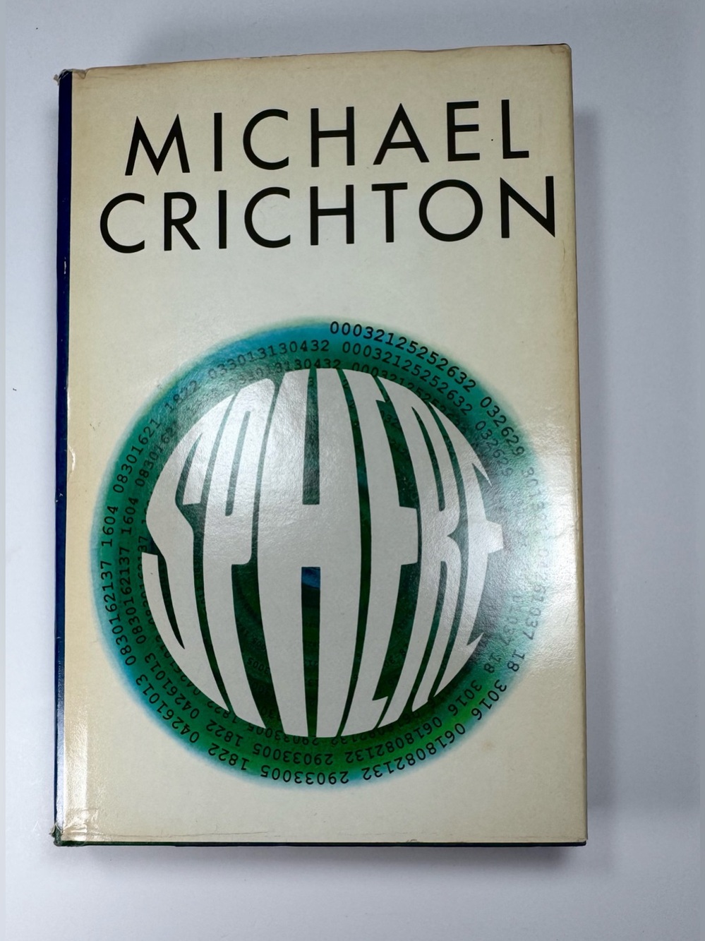 1987 Michael Crichton Sphere Borzoi Books Book Club Edition A. A. Knopf Inc Exc!